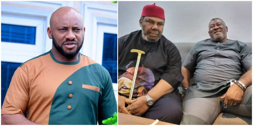 Yul Edochie hails dad Pete and firstborn of their family