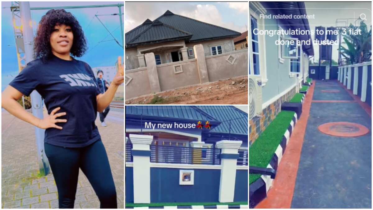 Watch the video of the 3 flats this lady built and painted for herself that got many talking