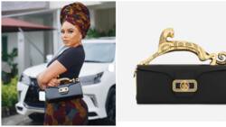 Ankara styles to rock: Nancy Isime rocks N2.7m bag as she shows off curves in gorgeous African look