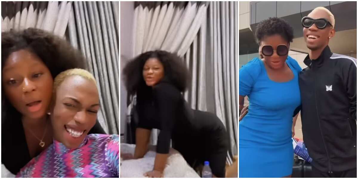See how Destiny Etiko and James Brown spark reactions with their recent bedroom link-up (video)
