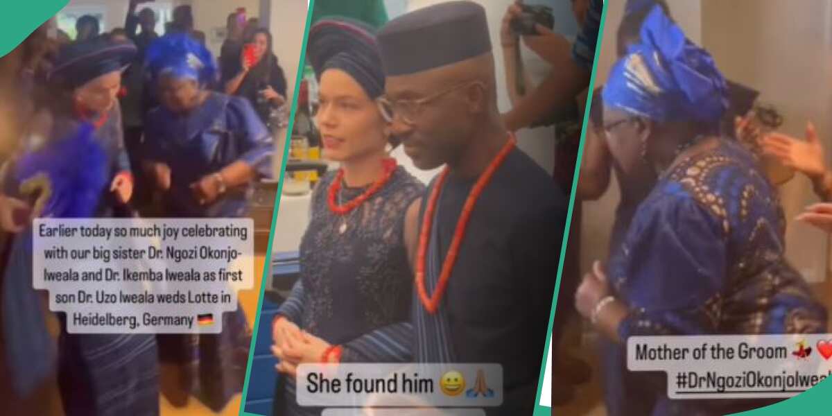 WATCH: Video of Dr Okonjo-Iweala showing off hot dance steps at son's traditional wedding goes viral