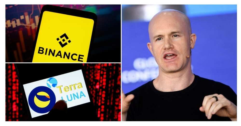 Binance, Luna, TerraUSD, Changpeng Zhao