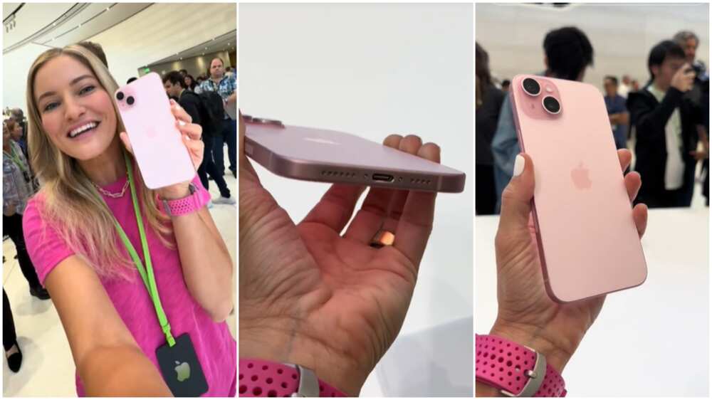 iPhone 15 series/Pink iPhone with USB-C