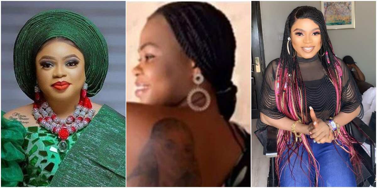 Lady who tattooed Bobrisky on her body begs Nigerians for help as she's now homeless