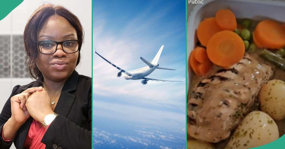 Reactions as foodie lists 9 food Air Peace gave her