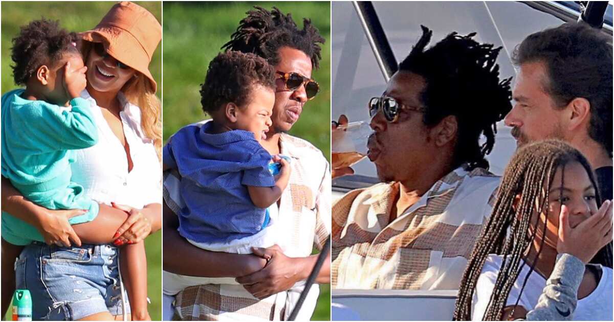 Beyonce and Family Hang Out With Twitter CEO Jack at Hamptons