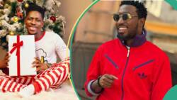 “I tried my best”: Moses Bliss reps singles, takes solo Christmas pyjamas photos, Timi Dakolo reacts