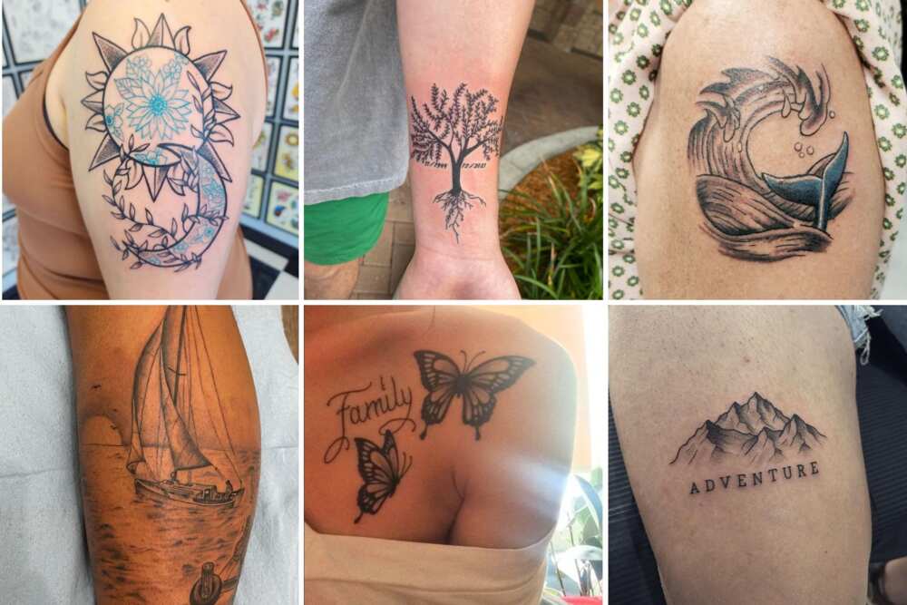 the word family tattoo designs