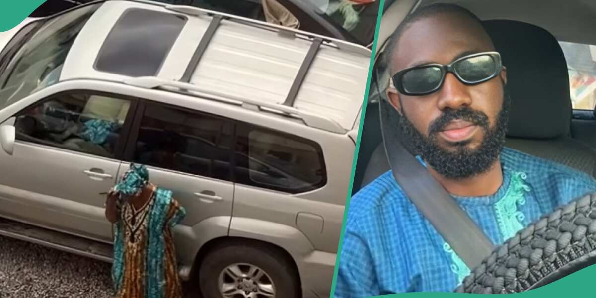 Nigerian man shares hilarious TikTok video of parents' visit, reveals they thought he was still in secondary school