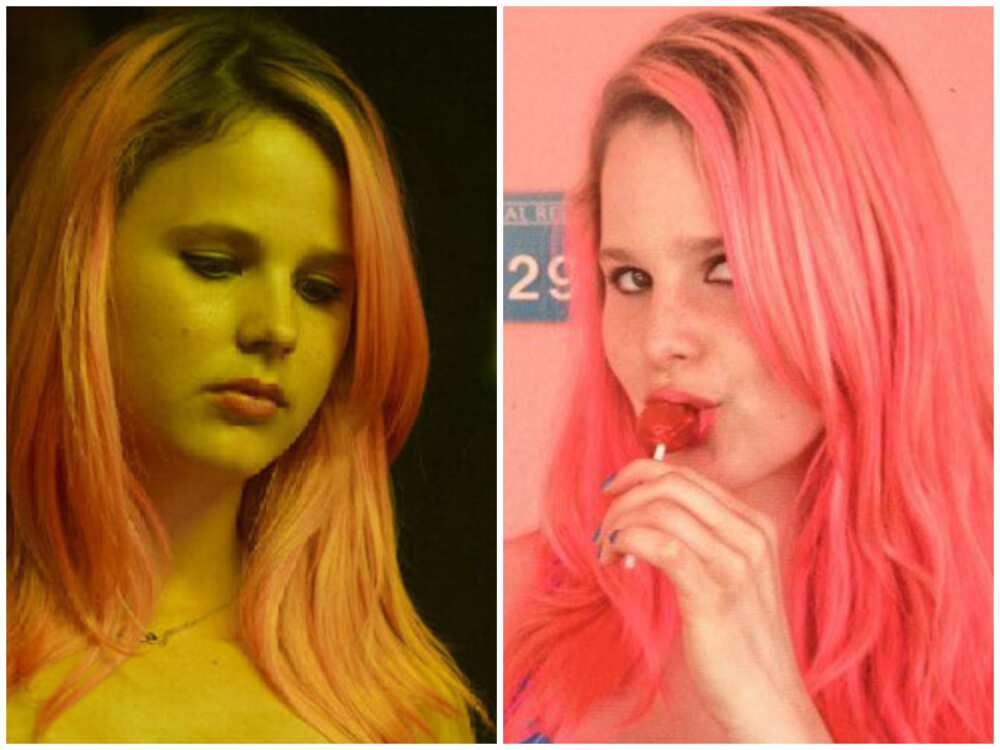 characters with long pink hair characters with long pink hair