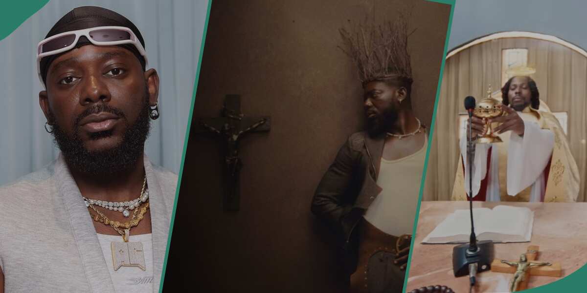 Watch Adekunle Gold's new Christian themed music video that has caused an uproar online
