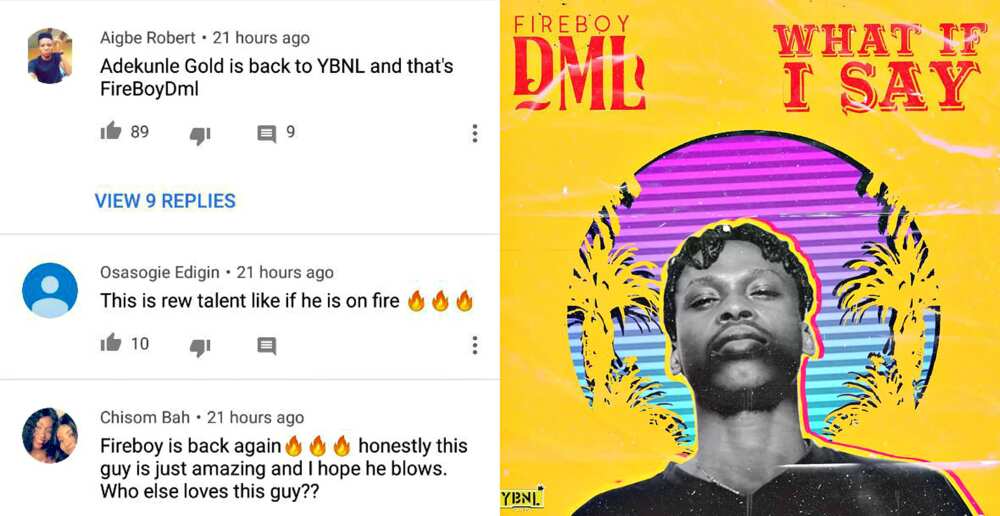 Fireboy DML- What If I Say reactions