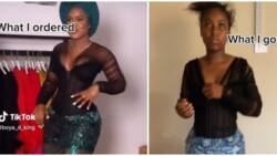Lady who wanted stylish corset dress ends up with disappointing version