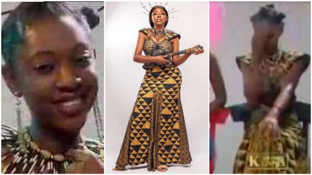 Yvonne Jegede recreates her look from 2baba's African Queen video