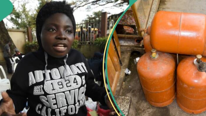 Cooking gas: Lady shares new price she was charged for 12.5kg at station, people react