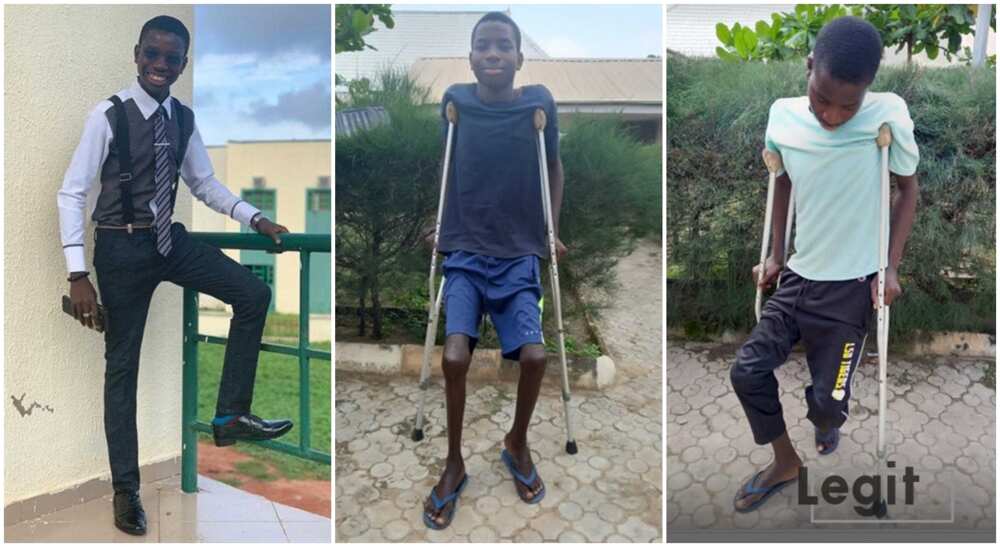 Muhammed Lawal, a Nigerian student who is sick seeks help for treatment in Germany.