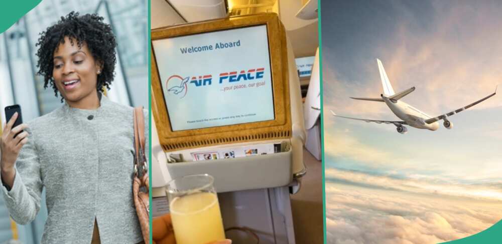 Lady shares experience flying Air Peace to London.