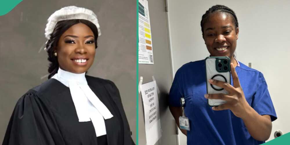Lawyer transitions into nursing.