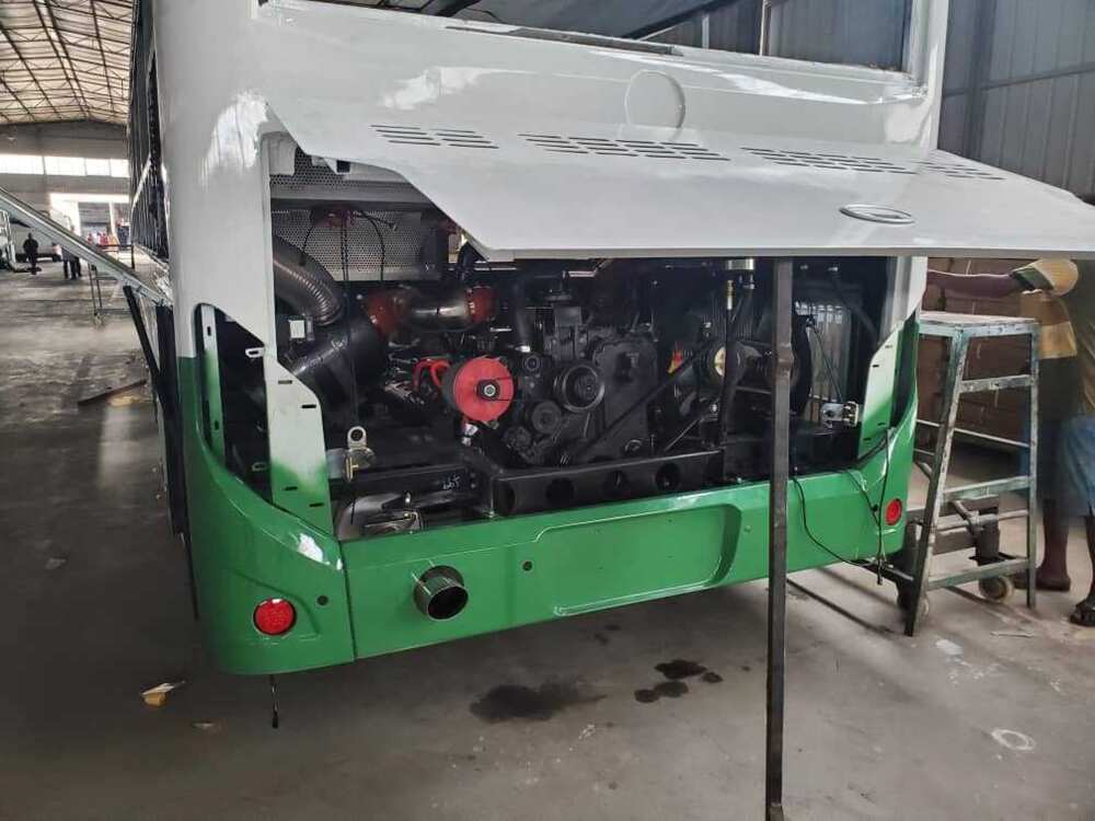 Injin CNG na sabbin motocin NNPC Injin CNG na sabbin motocin NNPC