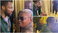 "Baba, let's go and do TikTok": Sweet moment Dbanj met Wizkid's manager Sunday Are, video melts hearts