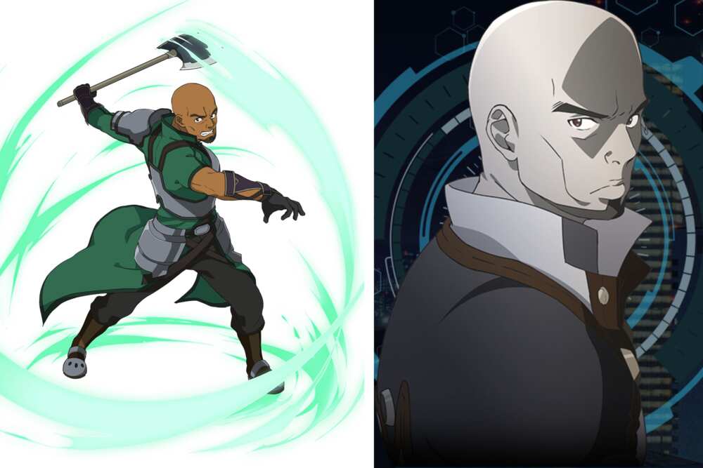 male black anime characters