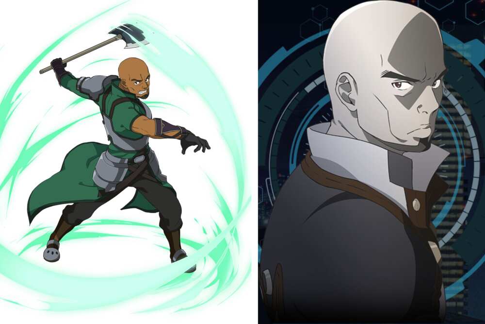 african american male anime characters