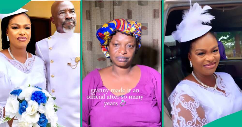 Nigerian woman finally gets married with her husband after many years