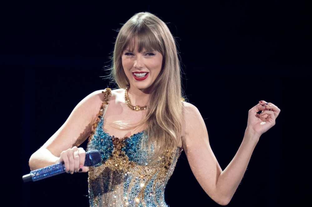 Taylor Swift performs onstage on the first night of her 'Eras Tour' at AT&T Stadium in Arlington, Texas in March 2023