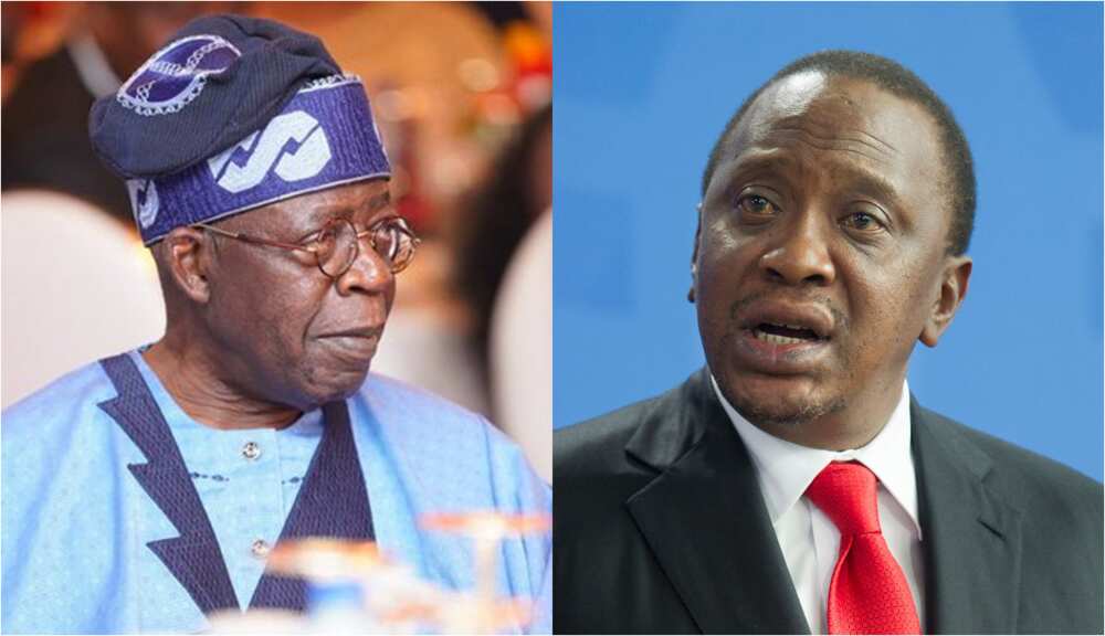 Bola Tinubu da Uhuru Kenyatta Bola Tinubu da Uhuru Kenyatta