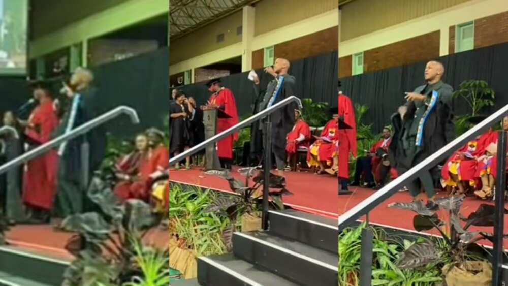 Graduate displays Kilimanjaro dance moves