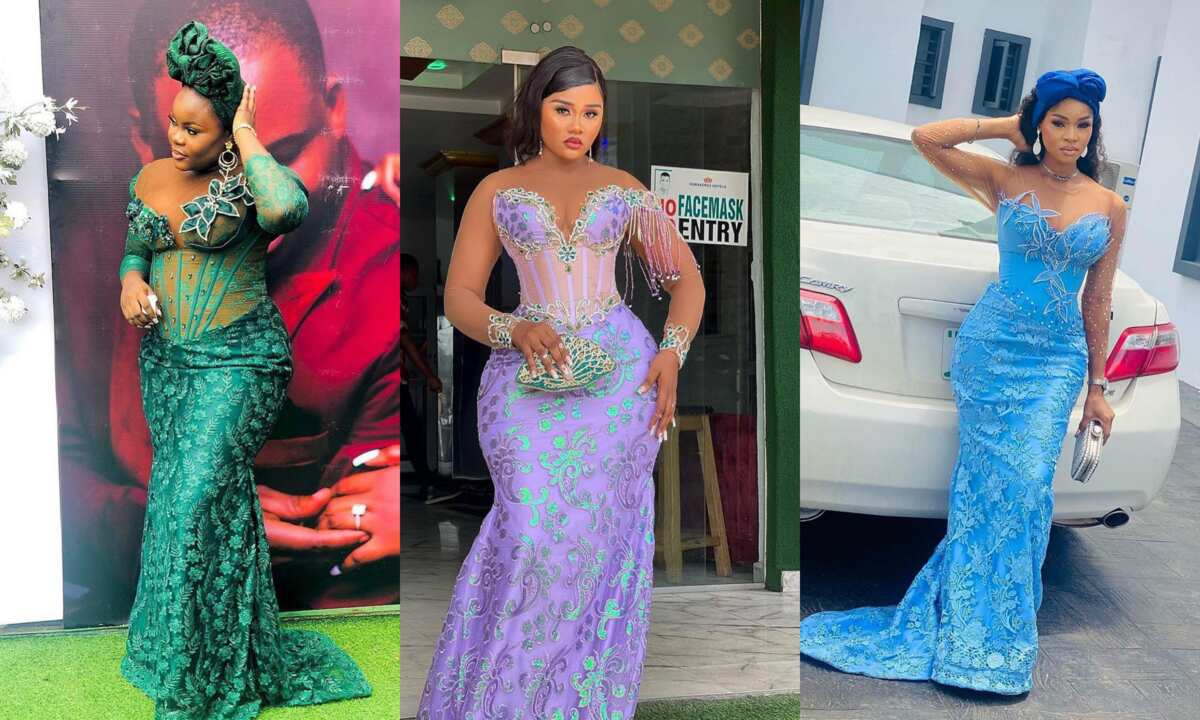 Latest Stylish Aso Ebi Lace Gown Designs || #2023 Lace Gown Styles  Collection - YouTube