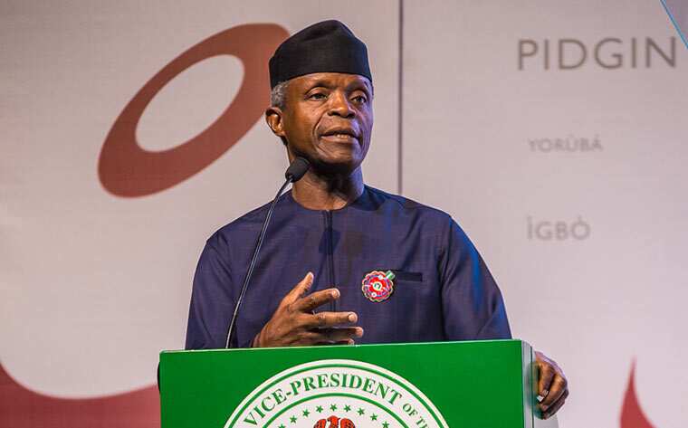 Yemi Osinbajo says Nigerians will be at a disadvantage if the country breaks up