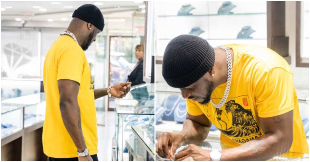Early Val's gift: Peter Psquare links up with Davido's official jeweller