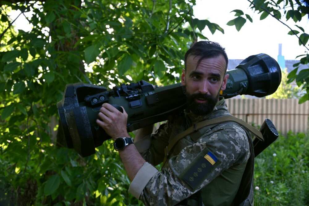 Ukraine depends largely on foreign weapons, like this Next Generation Light Anti-Armour Weapon (NLAW), to fight the Russian invaders