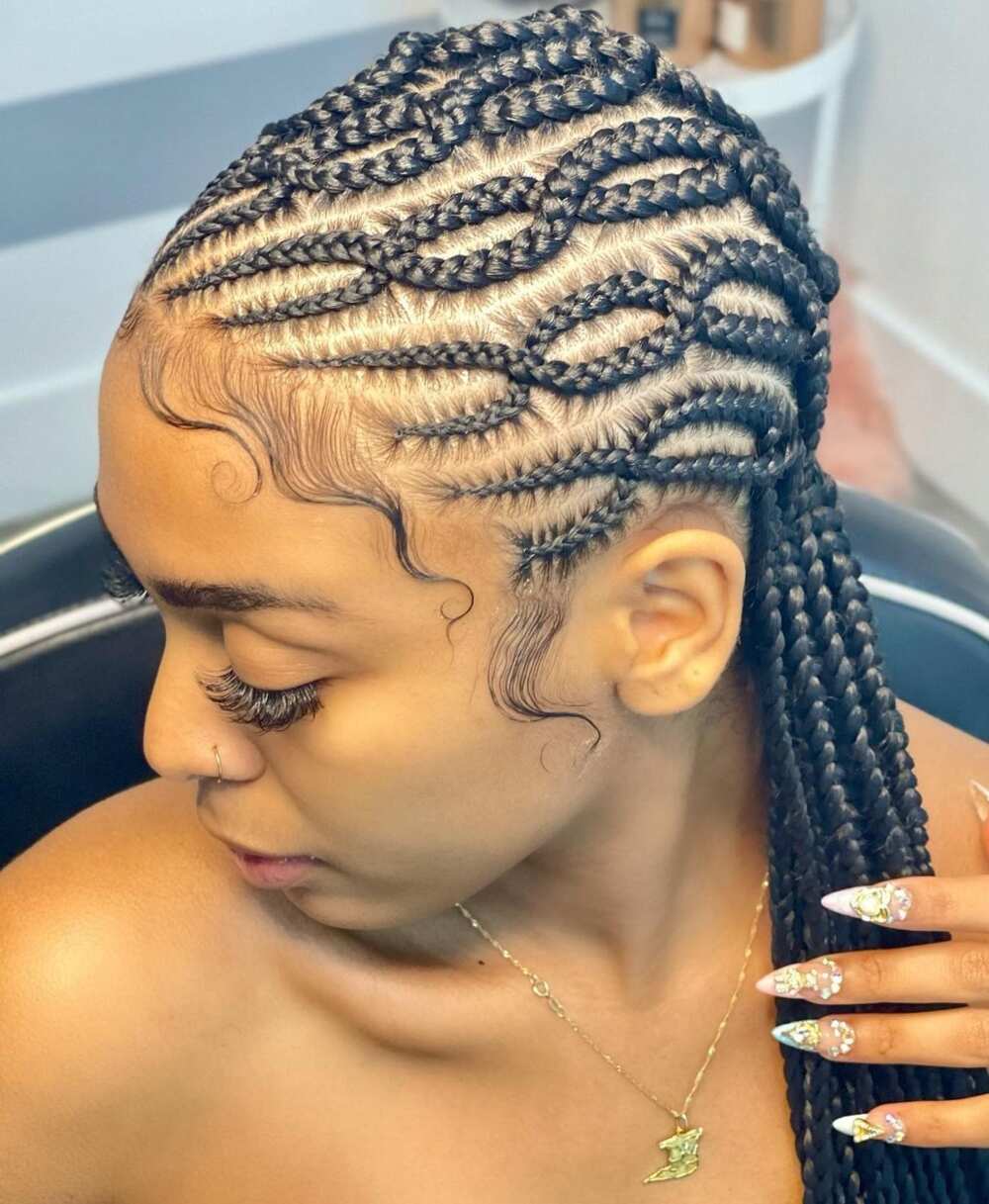 natural cornrow hairstyles