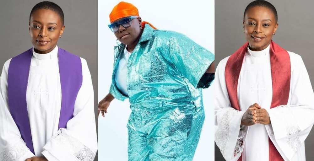 Reverend Akua: Ghanaian Female Pastor Causes Massive Stir Online as 'Case' by Teni is Used in Worship song