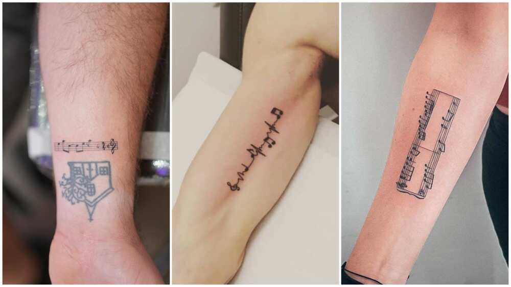 music related tattoos