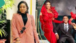 "Her genes are too strong": Netizens gush as Oge Okoye shows off her children in Christmas pictures
