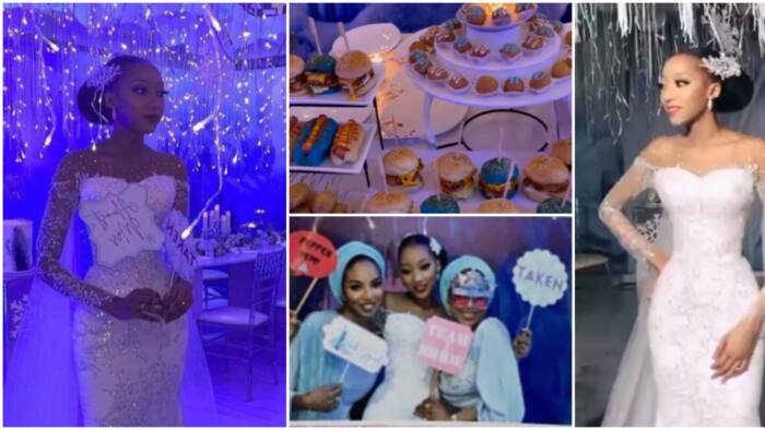 Lovely photos from Yusuf Buhari’s soon-to-be wife’s snow-themed bridal shower