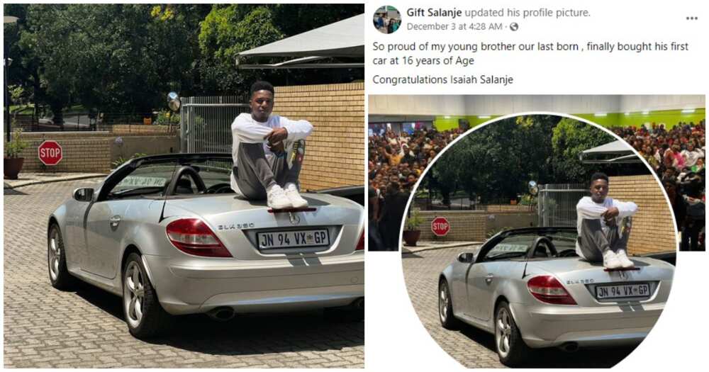 Isaiah Salanje, Gift Salanje, boy buys his first car, 16-year-old boy buys car