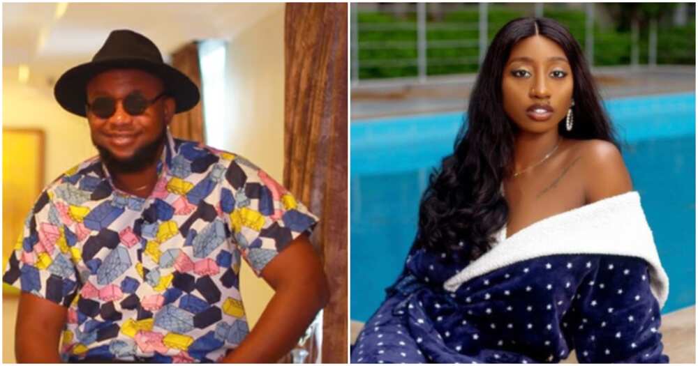 Photos of BBNaija housemates Cyph and Doyin Photos of BBNaija housemates Cyph and Doyin
