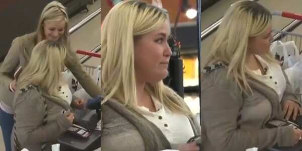 Good Samaritan pays a stranger's bills in a supermarket, leaves her speechless