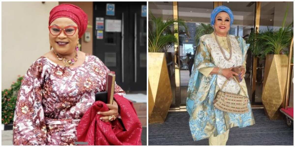 Check out gorgeous agbada look Sola Sobowale rocked to an event