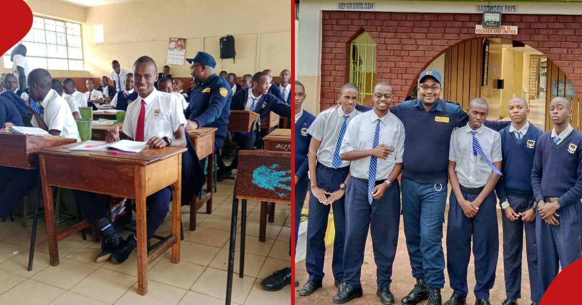 Man working as high school teacher by day and watchman by night says he loves his 2 jobs
