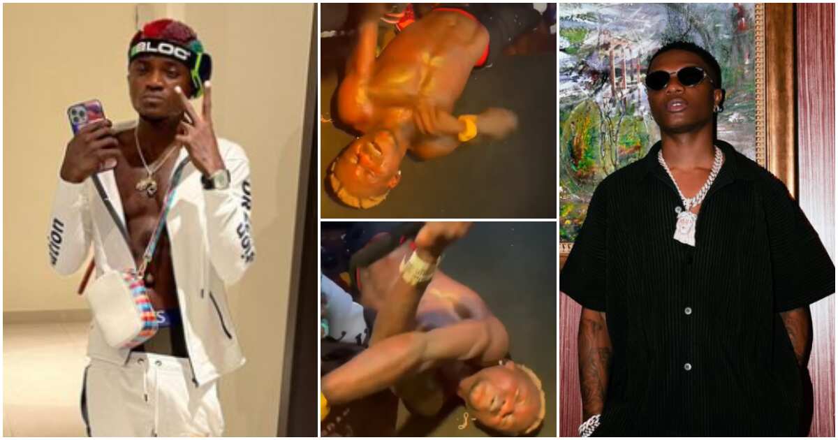 Fans speak on Portable getting bigger than Wizkid in 2 years after video of him dancing like earthworm trends