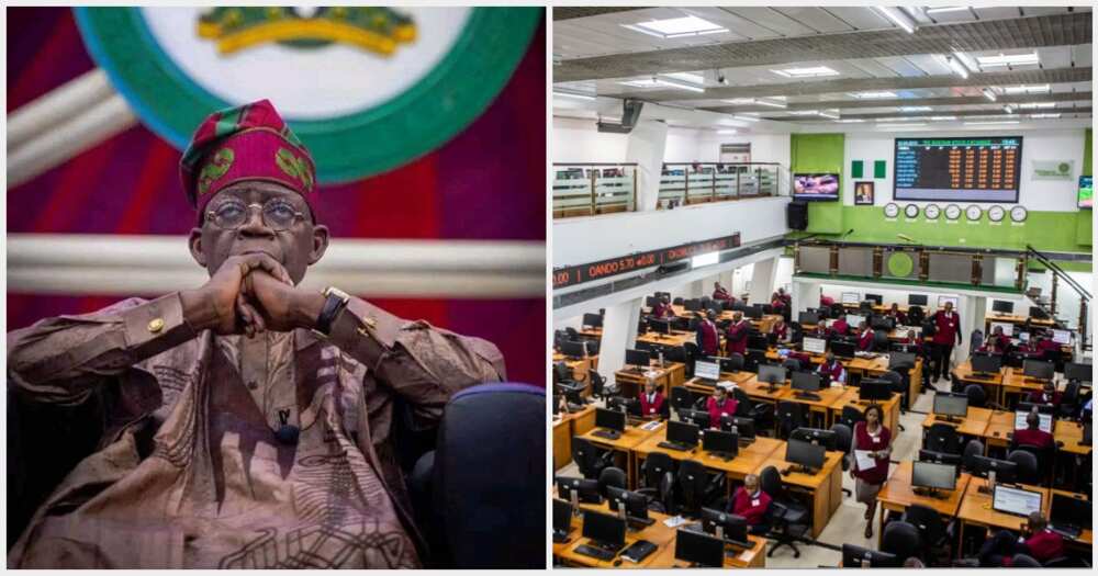 Bola Tinubu/ Nigeria stock exchange Bola Tinubu/ Nigeria stock exchange