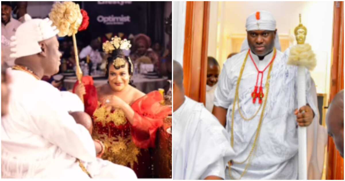 Actress Nkechi Blessing causes stir as she shoots shot at Ooni of Ife on social media