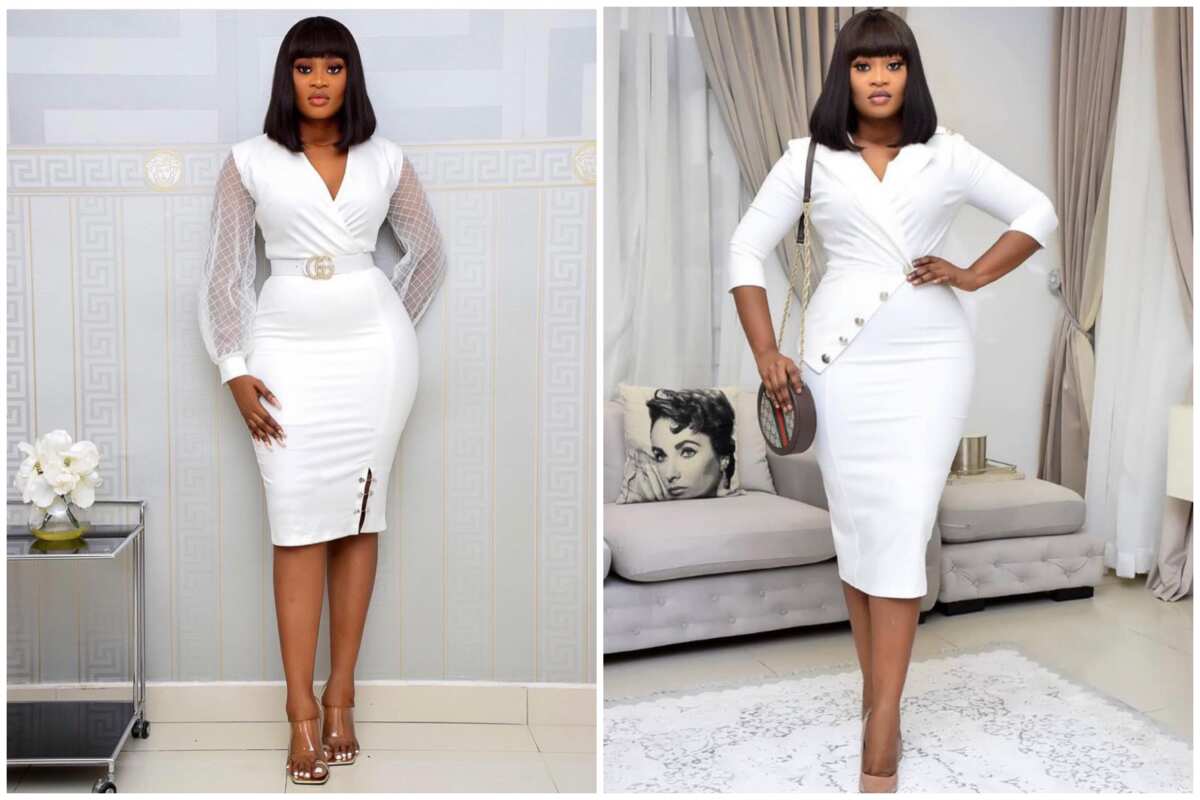 How I love this look right here 😍😍😍 #fashionjunkie9ja | Corporate gowns,  Classy dress outfits, Corporate dress
