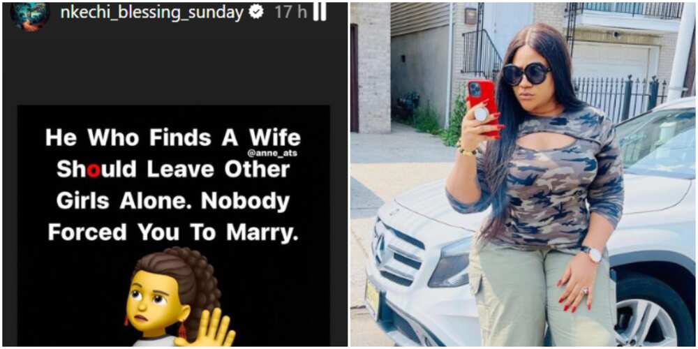 Nkechi Blessing Sunday addresses married men, Nkechi Blessing Sunday Nkechi Blessing Sunday addresses married men, Nkechi Blessing Sunday