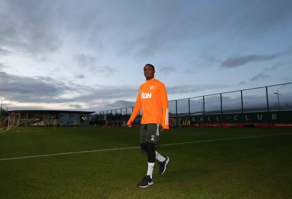 Odion Ighalo in action for Manchester United